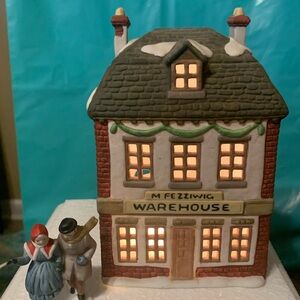 Dept 56 Heritage Village Collection Dickens Village Series M Fezziwig Warehouse